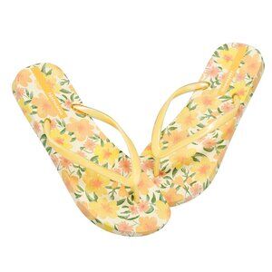 Hotmarzz Women Summer Beach Sandals Light Flip Flops Thongs YELLOW